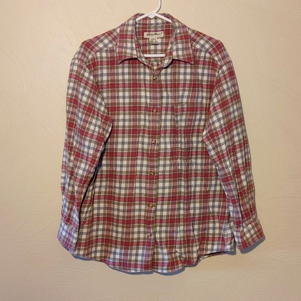 Eddie Bauer Plaid Flannel Shirt